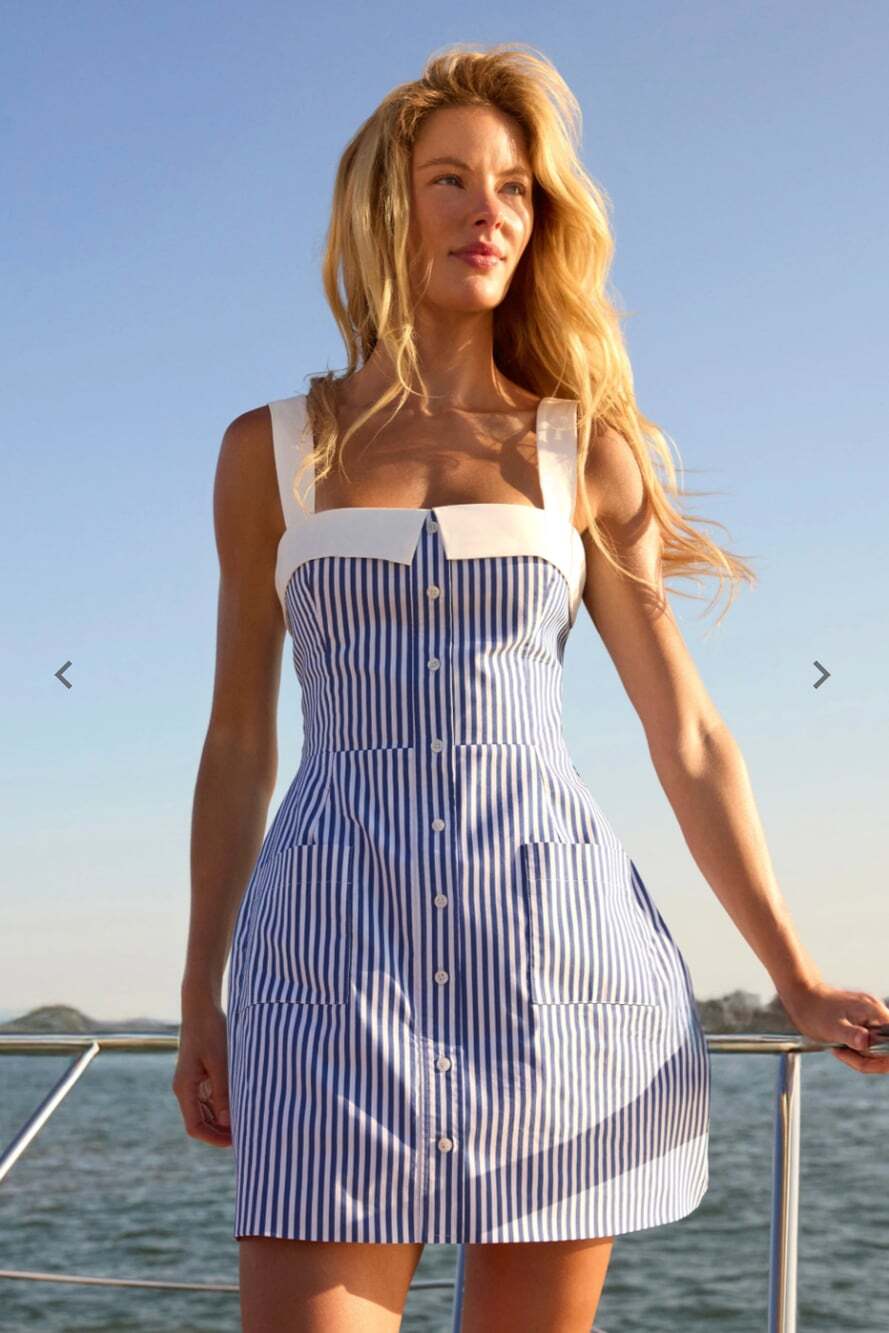 Amanda Uprichard Mindy Sleeveless Mini Dress